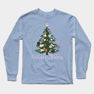 Northern Soul Merry Soulmas, Christmas Tree Long Sleeve T-Shirt